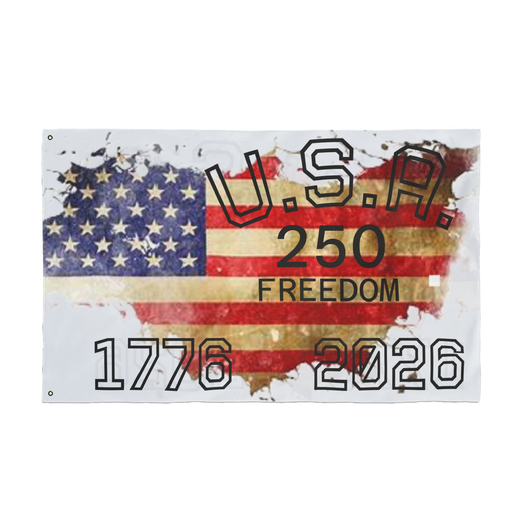 USA 250 Years Freedom Flag | Double Sided Patriotic Flag