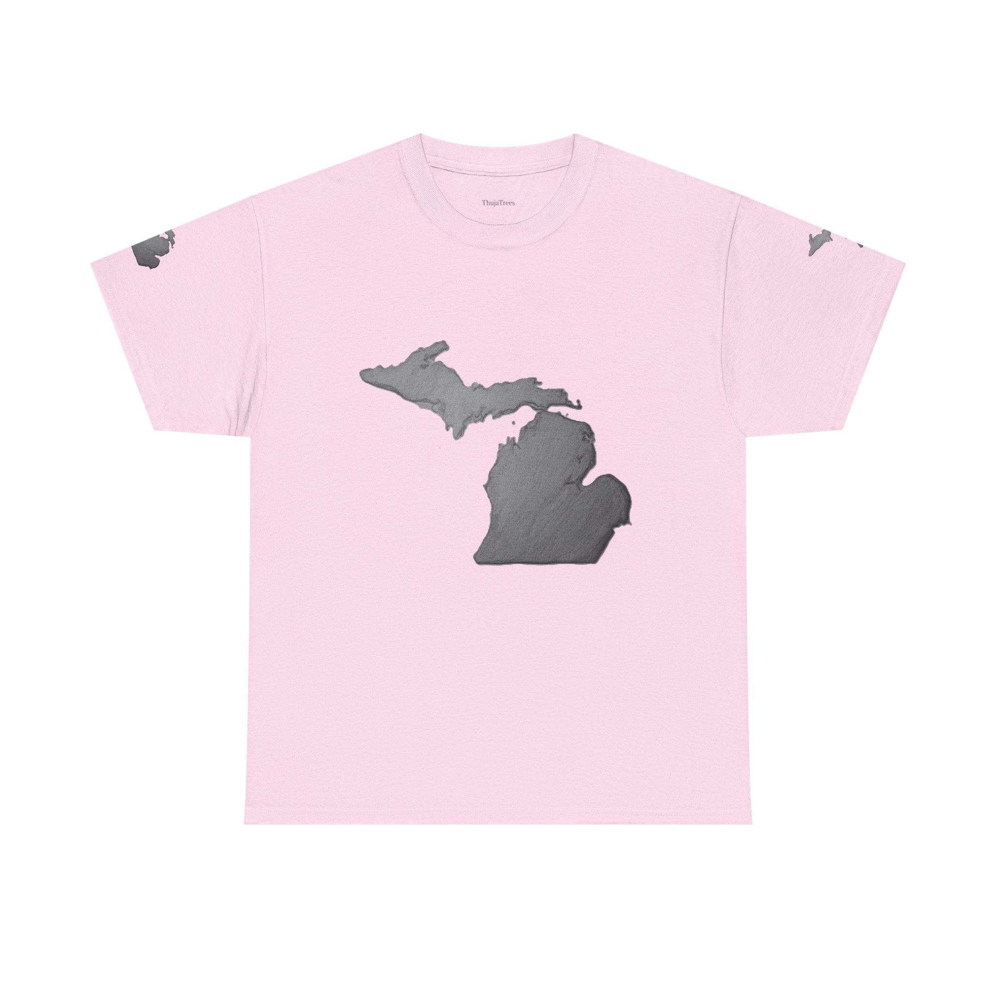 Michigan State Map T-Shirt — The Great Lakes Tee