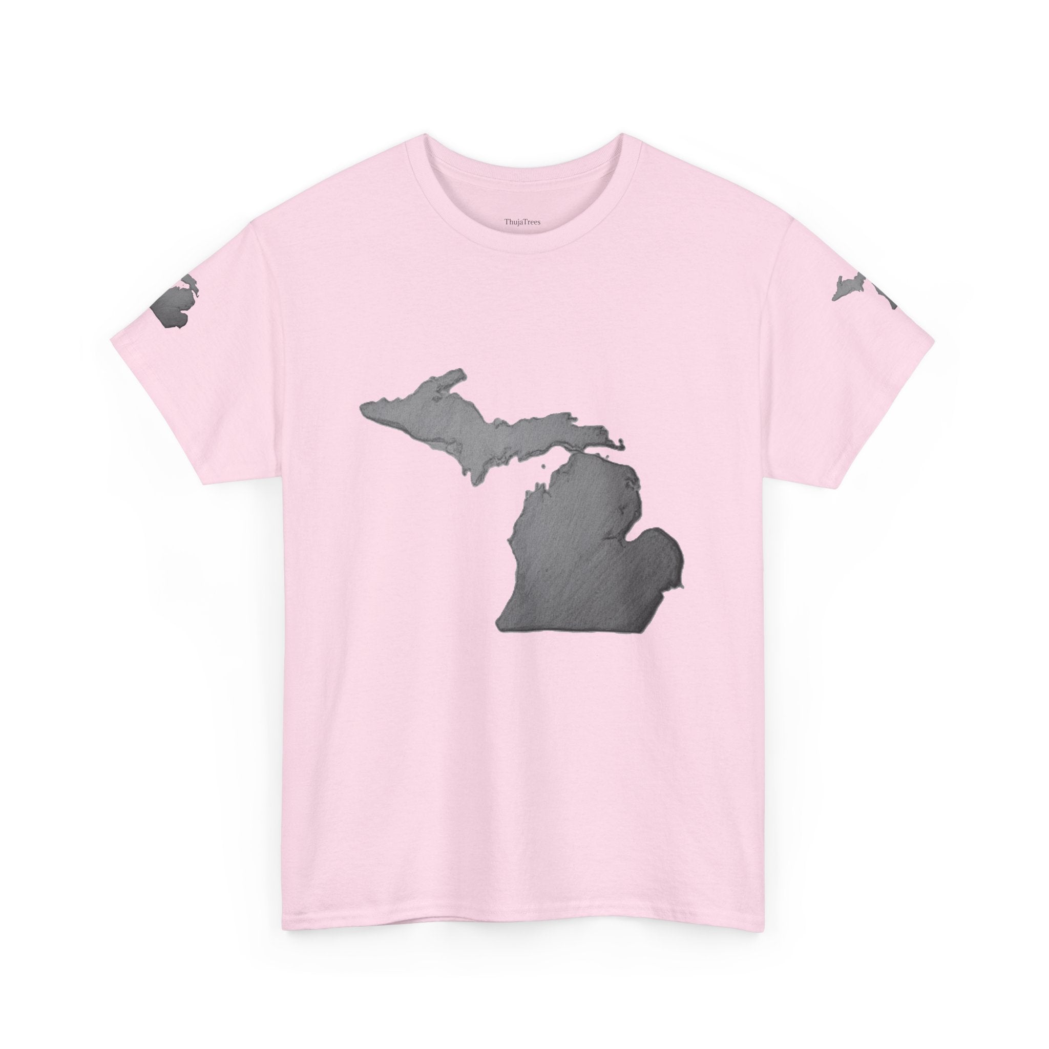 Michigan State Map T-Shirt — The Great Lakes Tee