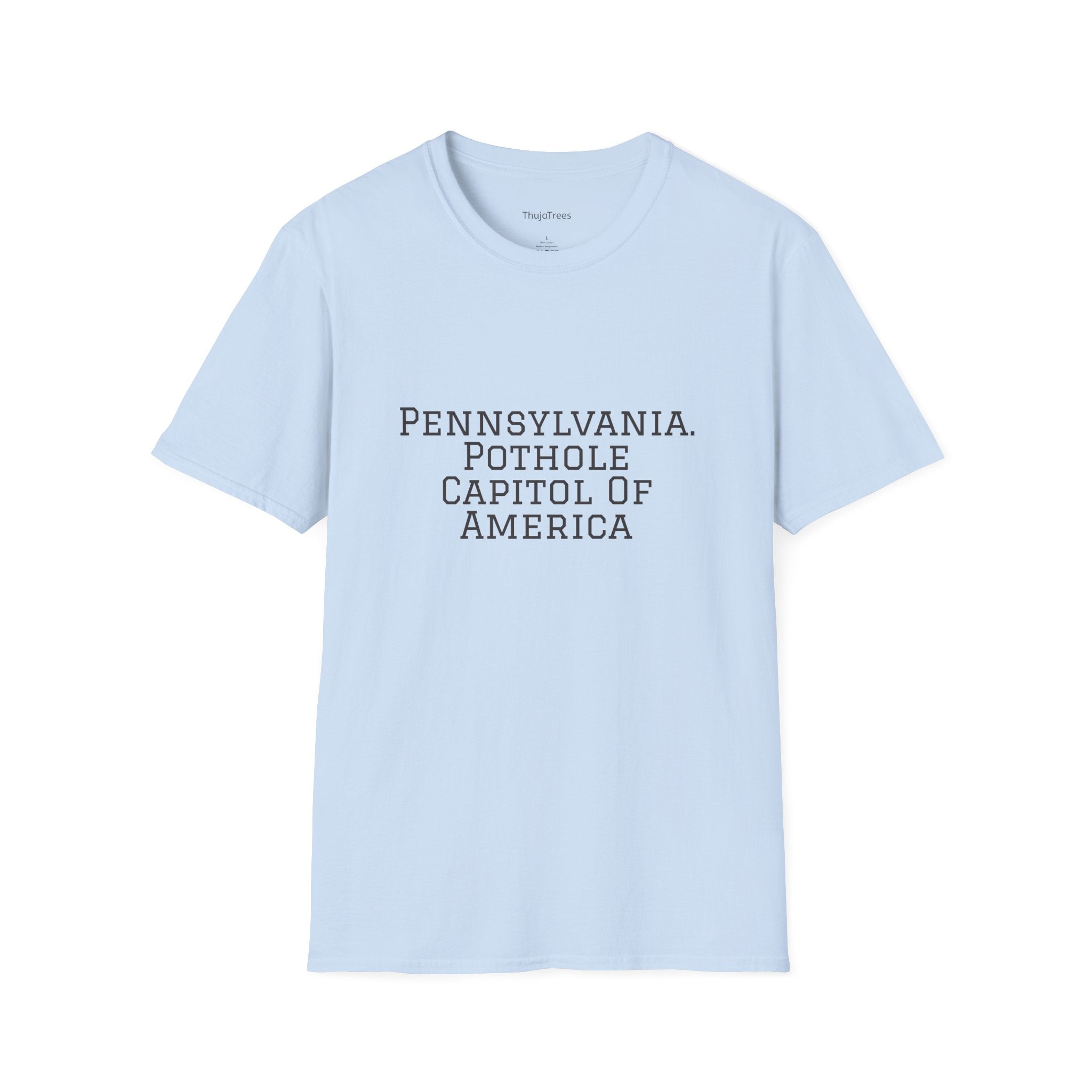Funny Pennsylvania T-Shirt | Pothole Tee, Road Trip Gift