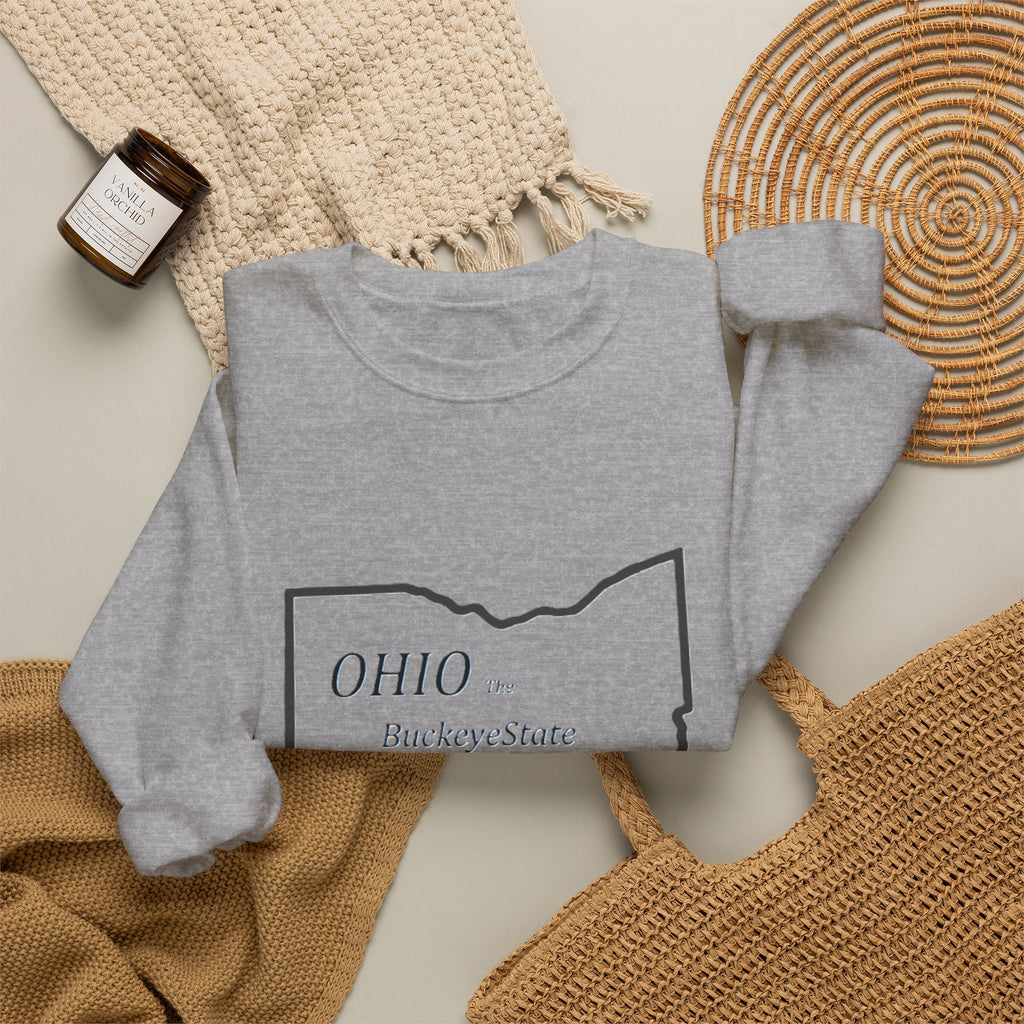 Ohio Crewneck Sweatshirt | Buckeye Gift, Fall State Apparel