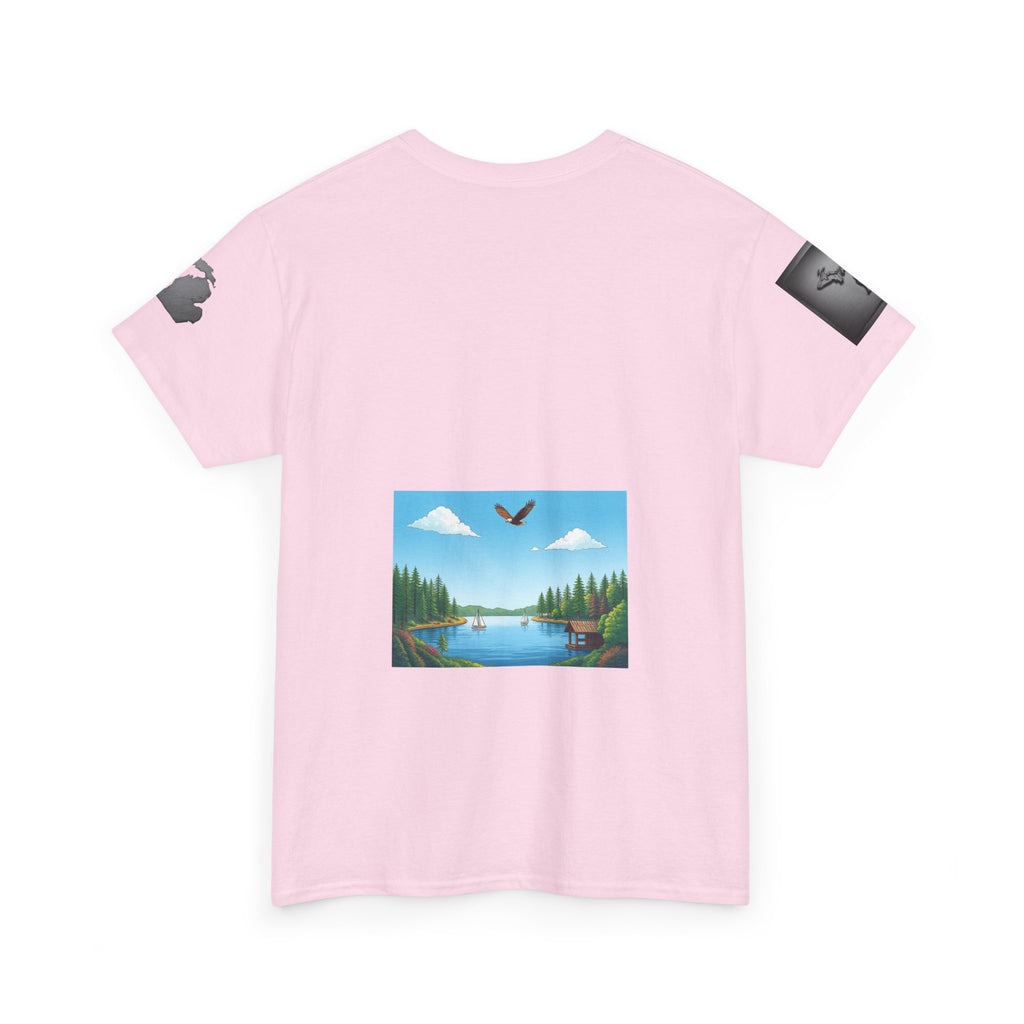 Michigan Great Lakes map T-Shirt | Great Lakes Michigan tee