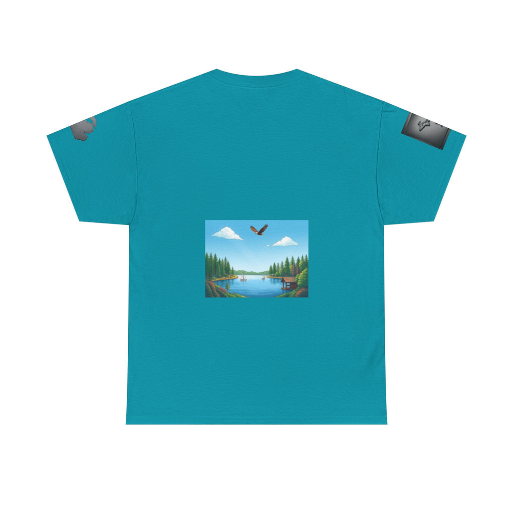 Michigan Great Lakes map T-Shirt | Great Lakes Michigan tee