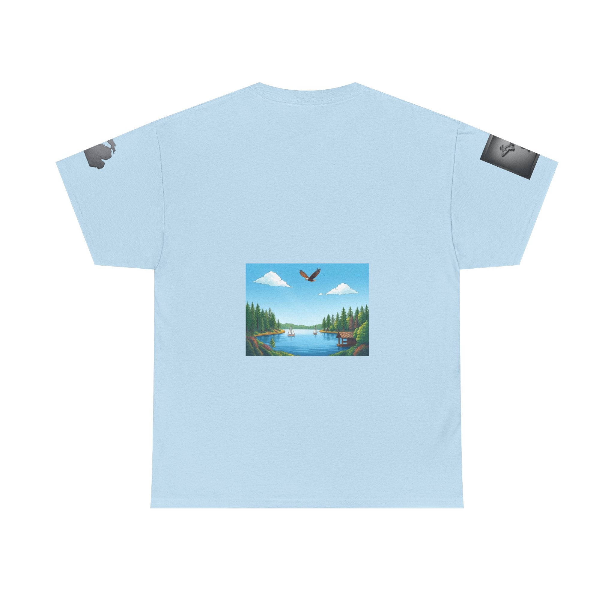 Michigan T-Shirt Light | Great Lakes State Souvenir Tee