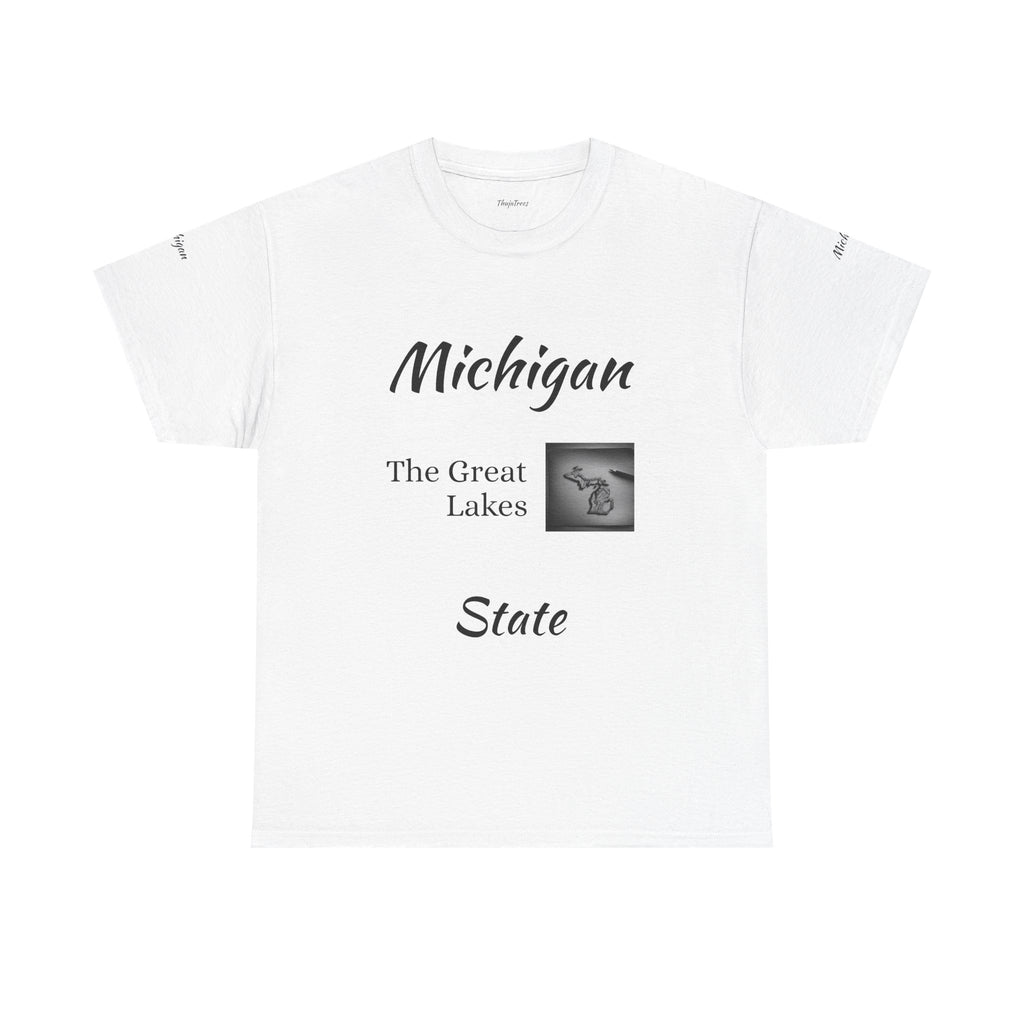Michigan Great Lakes T-Shirt | Midwest Vacation Souvenir Tee