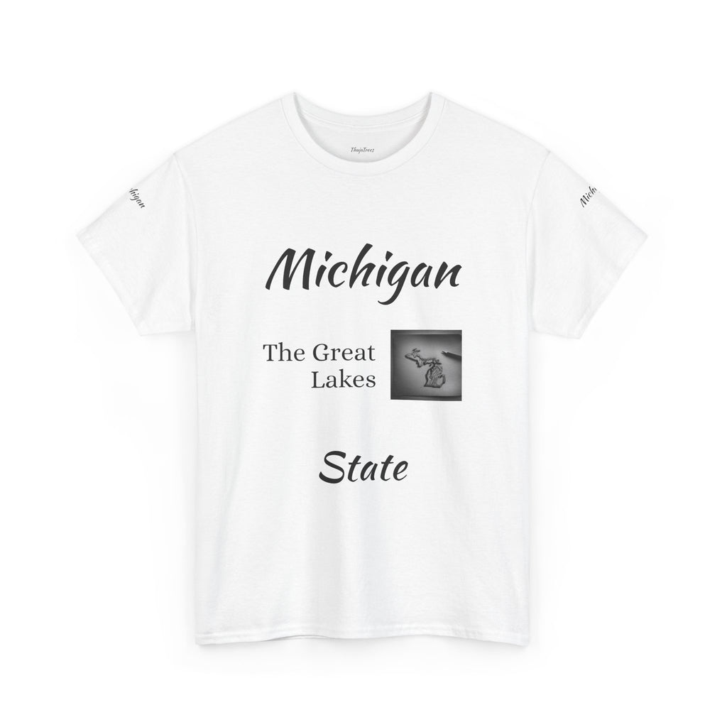 Michigan Great Lakes T-Shirt | Souvenir Tee, Midwest Vacation Shirt