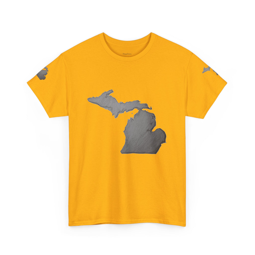 Michigan State Map T-Shirt — The Great Lakes Tee