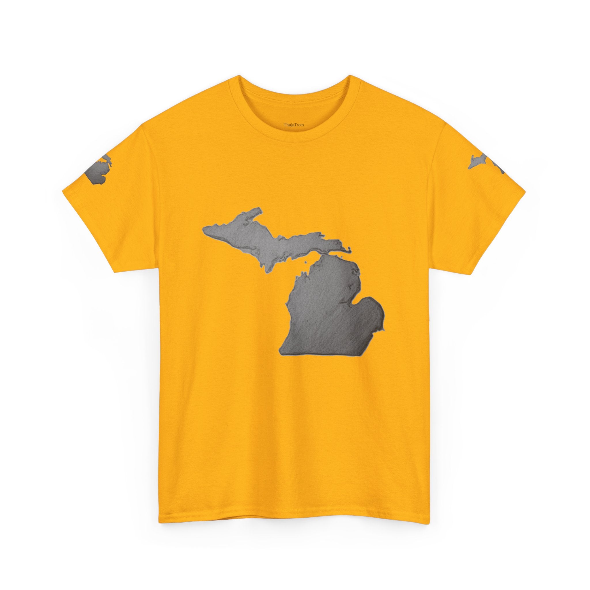 Michigan State Map T-Shirt — The Great Lakes Tee