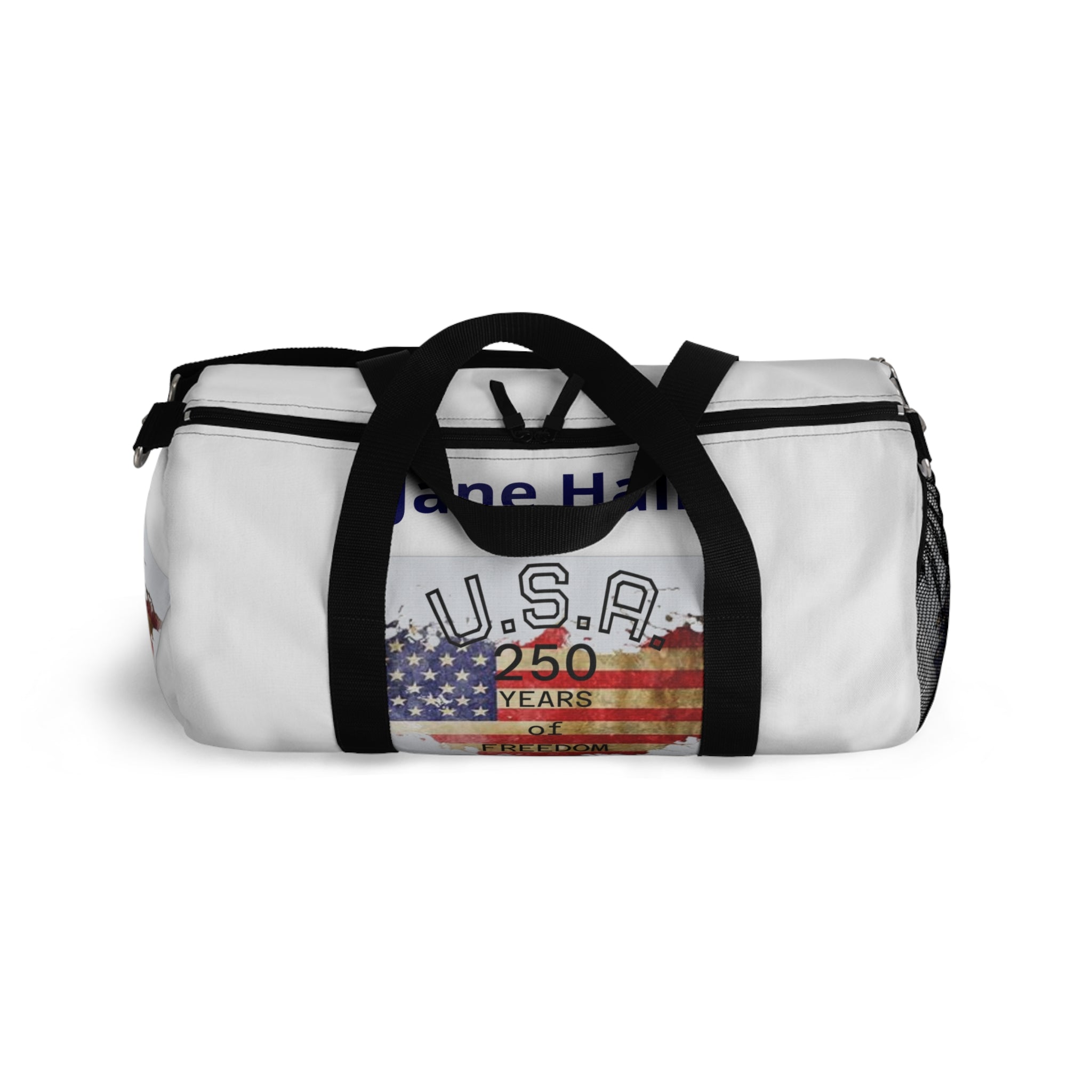 USA 250 Years of Freedom Duffel Bag — 1776–2026 Patriotic Travel Duffel