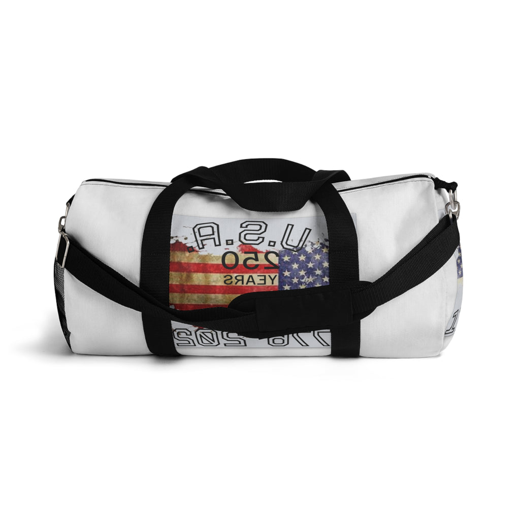 USA 250 Years of Freedom Duffel Bag — 1776–2026 Patriotic Travel Duffel