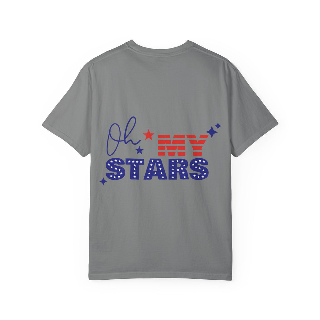Finally Legal 21st Birthday T-Shirt — "Finally Legal" Front & "Oh My Stars" Back Birthday Tee
