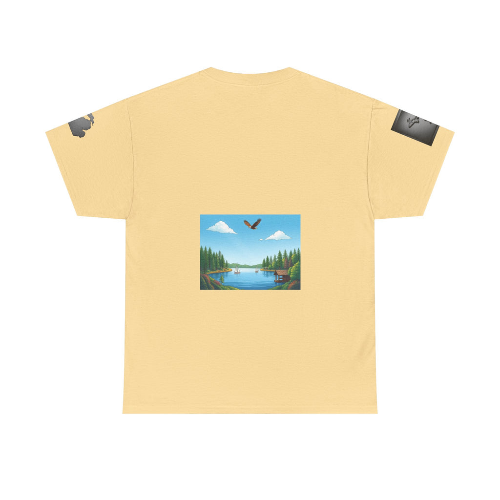 Michigan Great Lakes map T-Shirt | Great Lakes Michigan tee