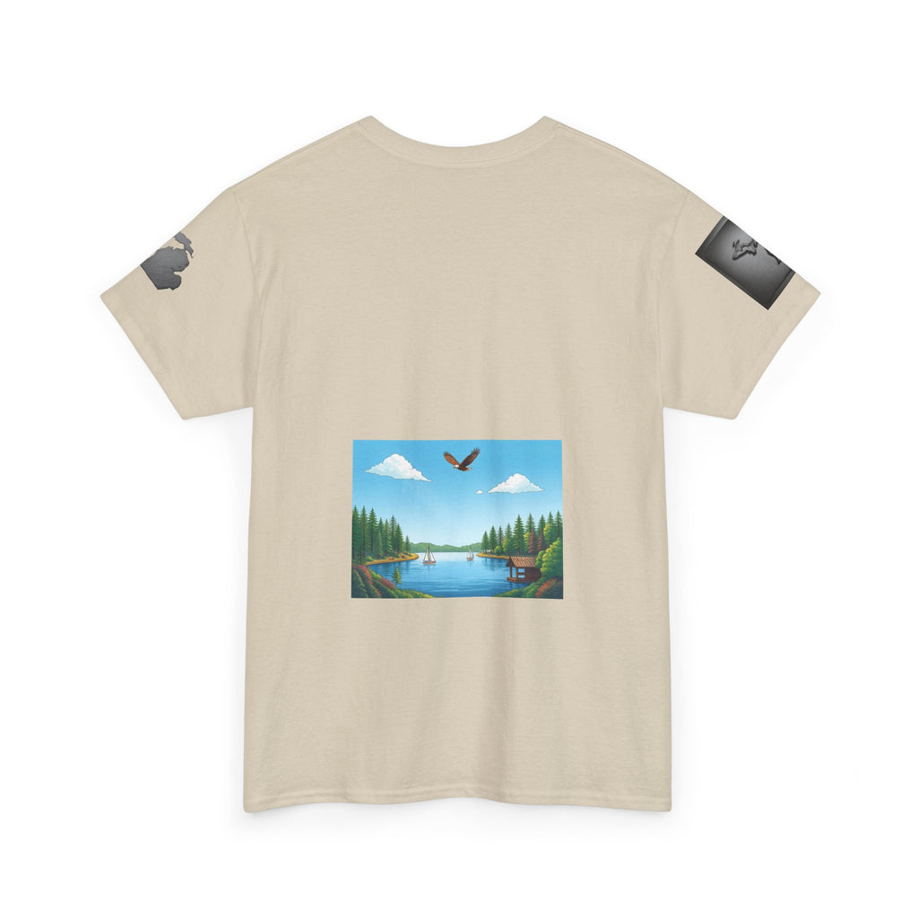 Michigan T-Shirt Light | Great Lakes State Souvenir Tee