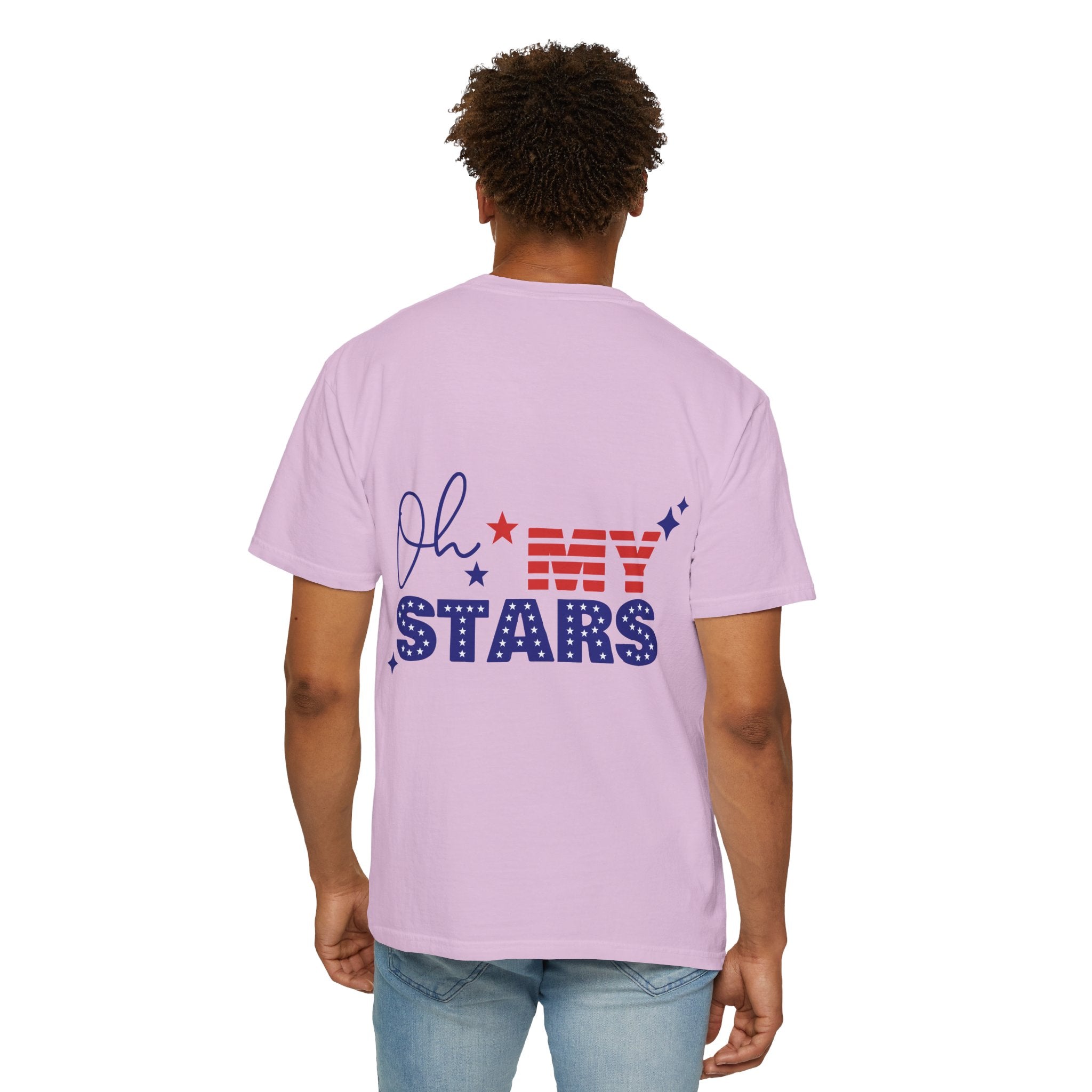 Finally Legal 21st Birthday T-Shirt — "Finally Legal" Front & "Oh My Stars" Back Birthday Tee