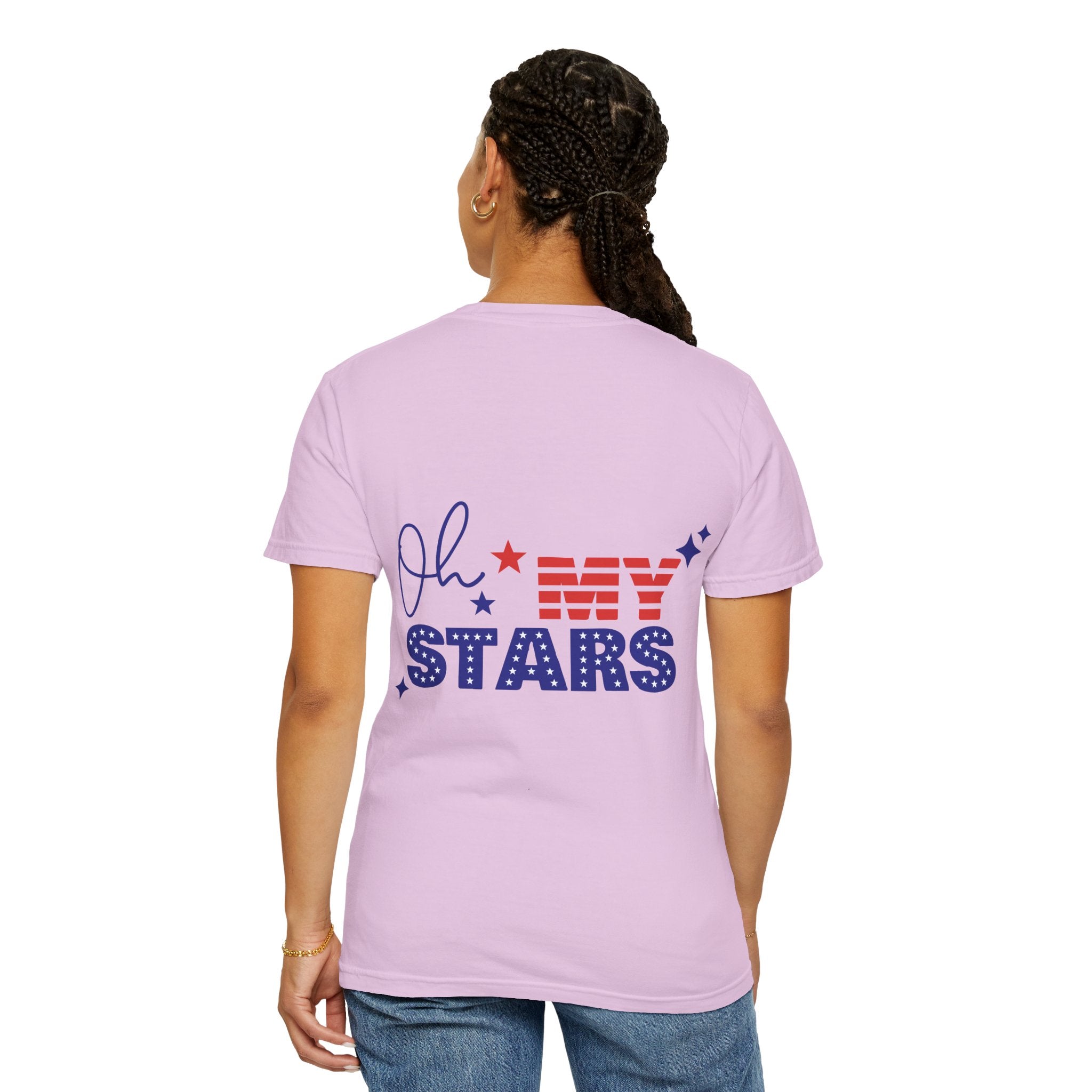 Finally Legal 21st Birthday T-Shirt — "Finally Legal" Front & "Oh My Stars" Back Birthday Tee