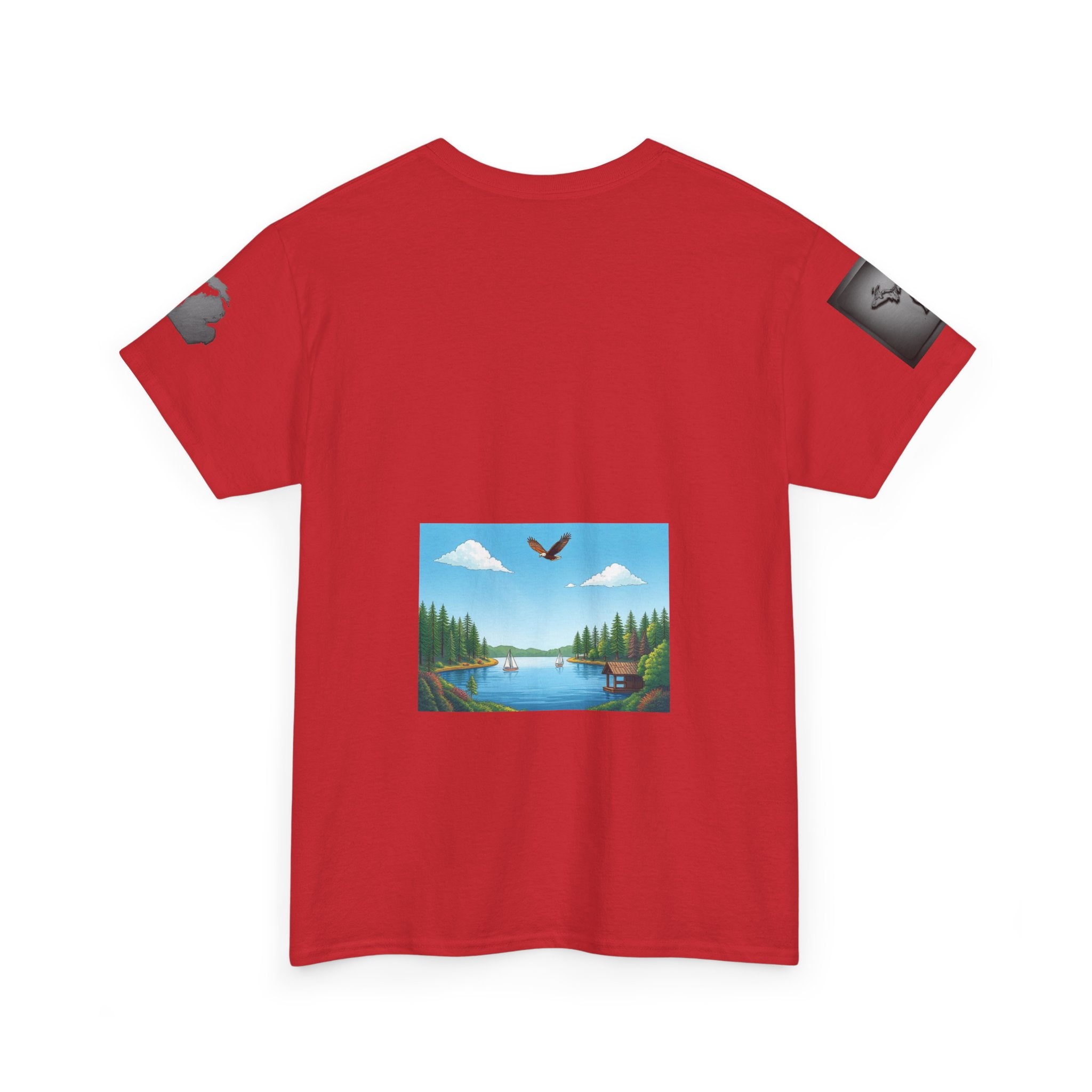 Michigan T-Shirt Light | Great Lakes State Souvenir Tee
