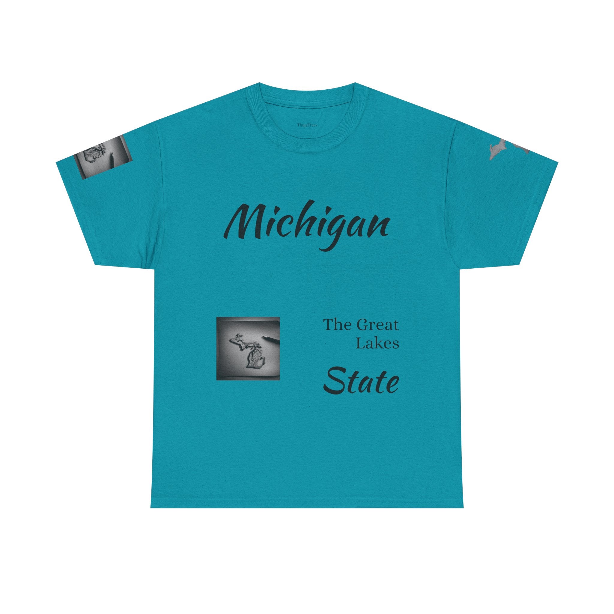 Michigan Great Lakes Map T-Shirt | State Pride Tee