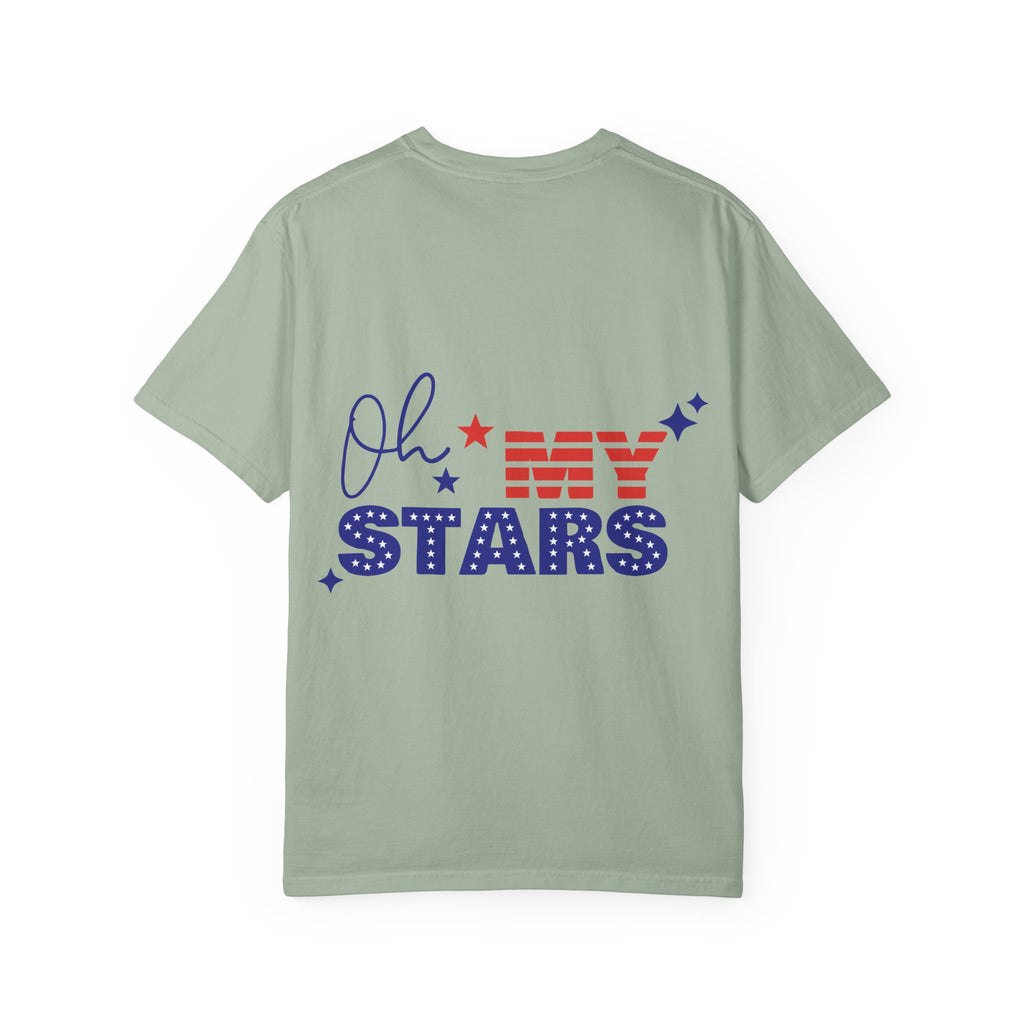 Finally Legal 21st Birthday T-Shirt — "Finally Legal" Front & "Oh My Stars" Back Birthday Tee