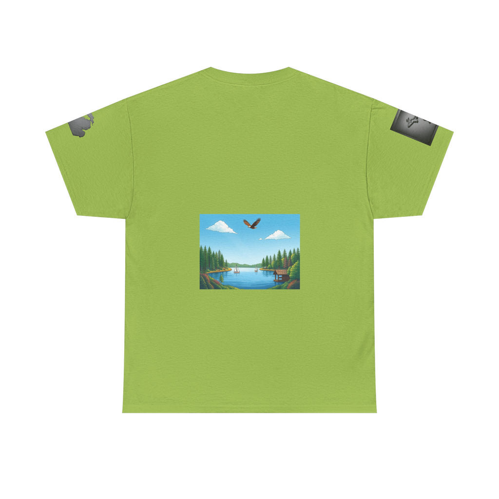 Michigan Great Lakes map T-Shirt | Great Lakes Michigan tee