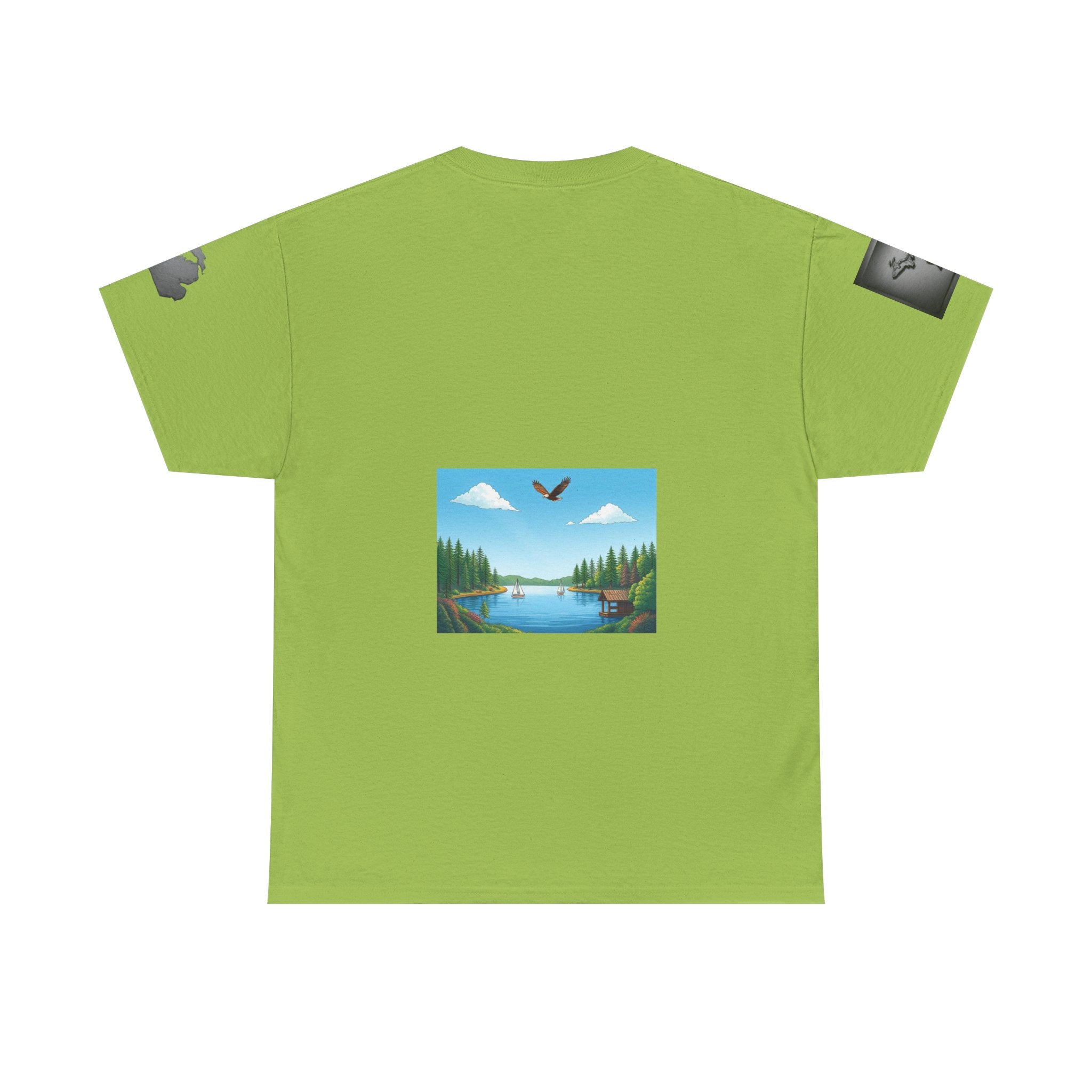 Michigan Great Lakes map T-Shirt | Great Lakes Michigan tee