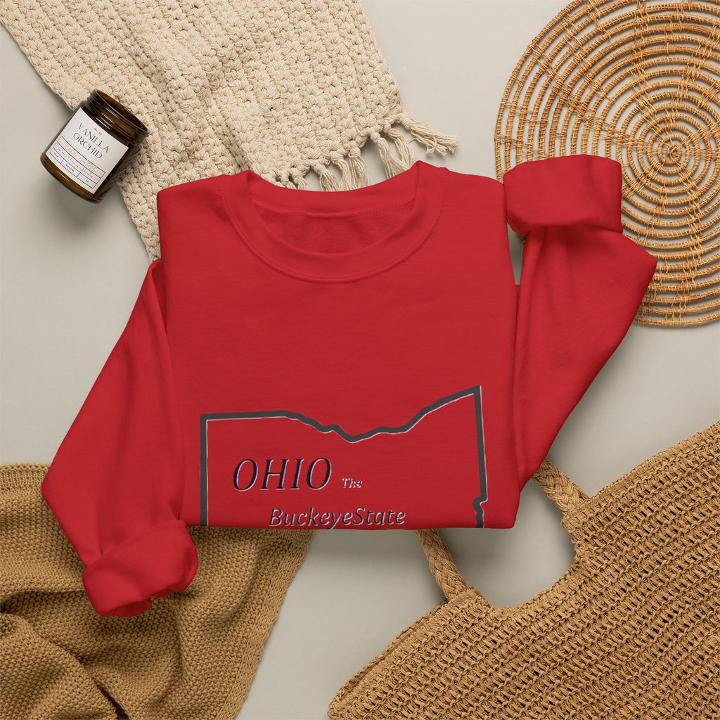 Ohio Crewneck Sweatshirt | Buckeye Gift, Fall State Apparel