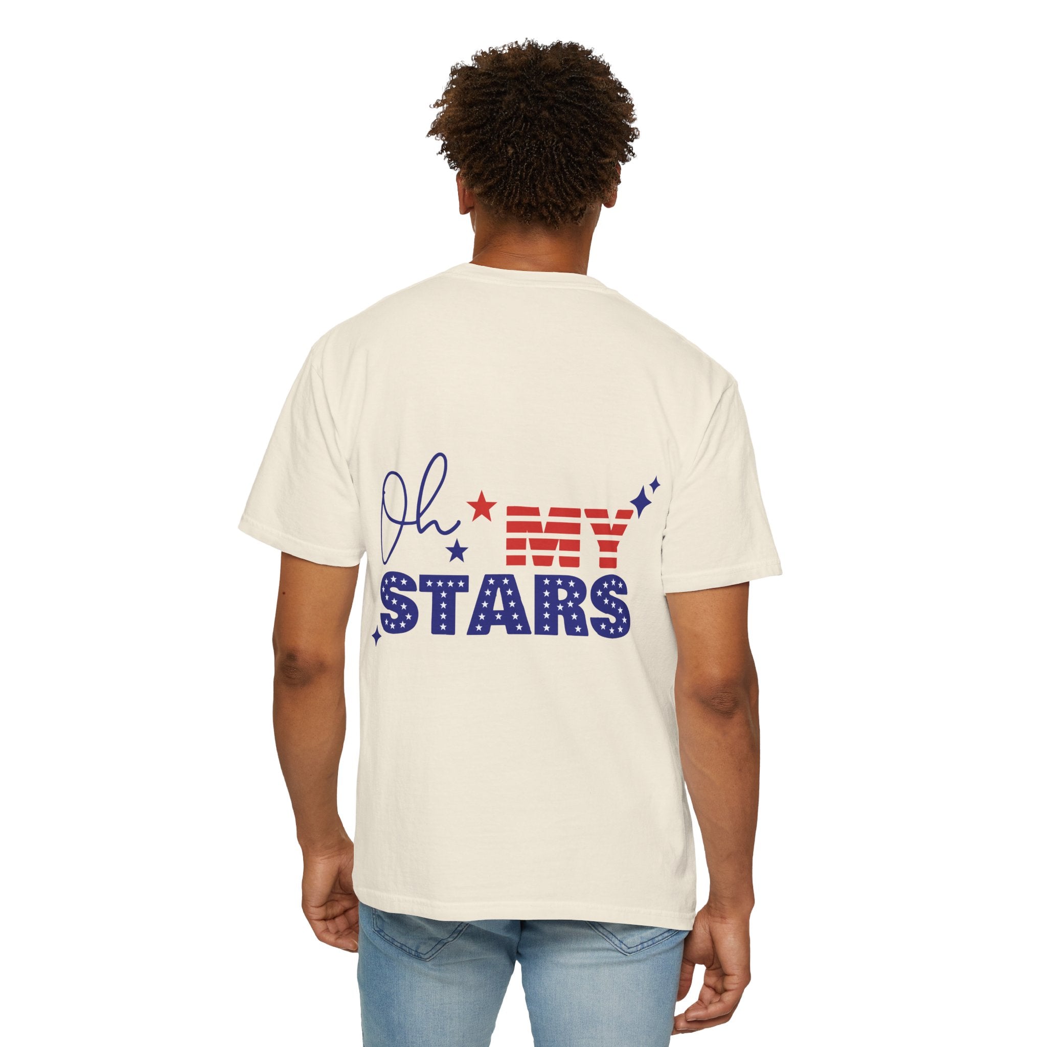 Finally Legal 21st Birthday T-Shirt — "Finally Legal" Front & "Oh My Stars" Back Birthday Tee
