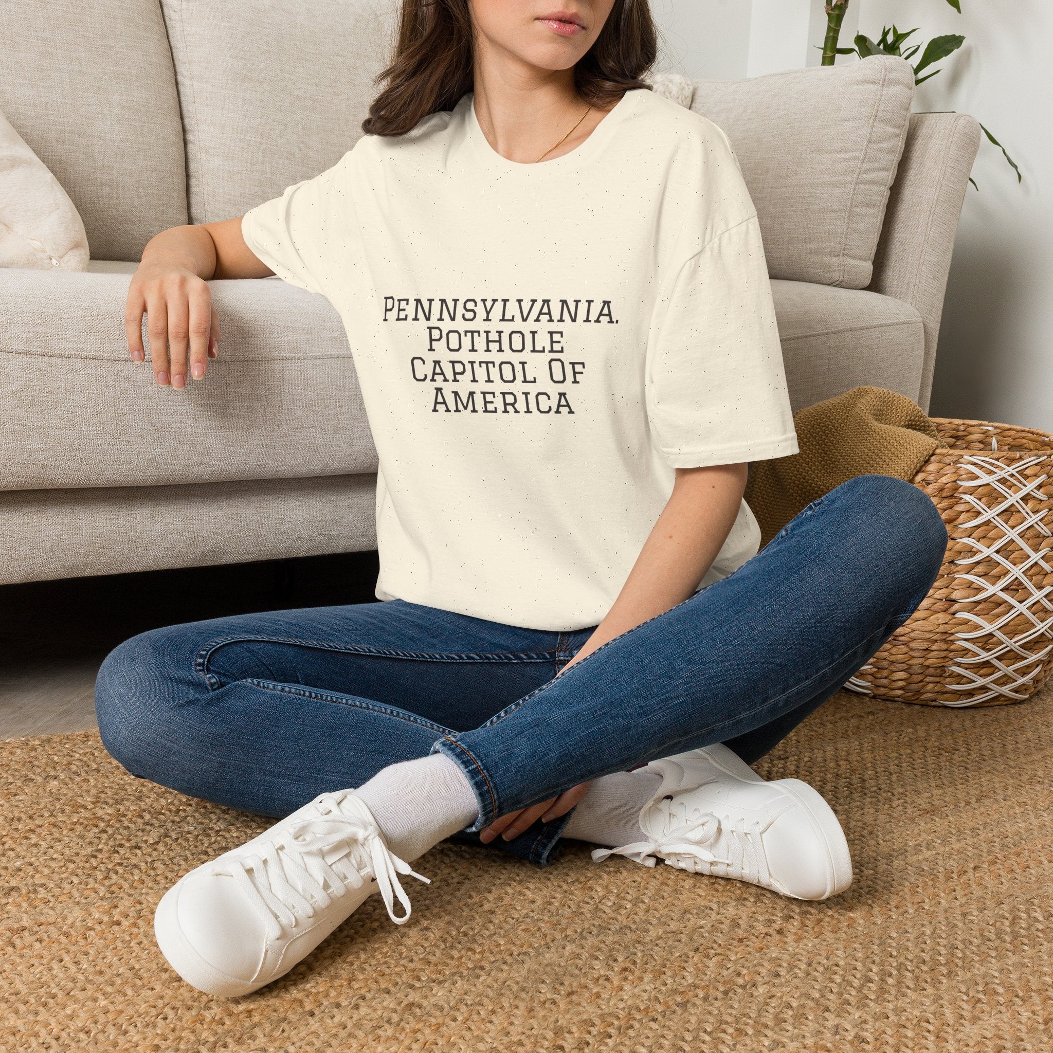 Funny Pennsylvania T-Shirt | Pothole Tee, Road Trip Gift