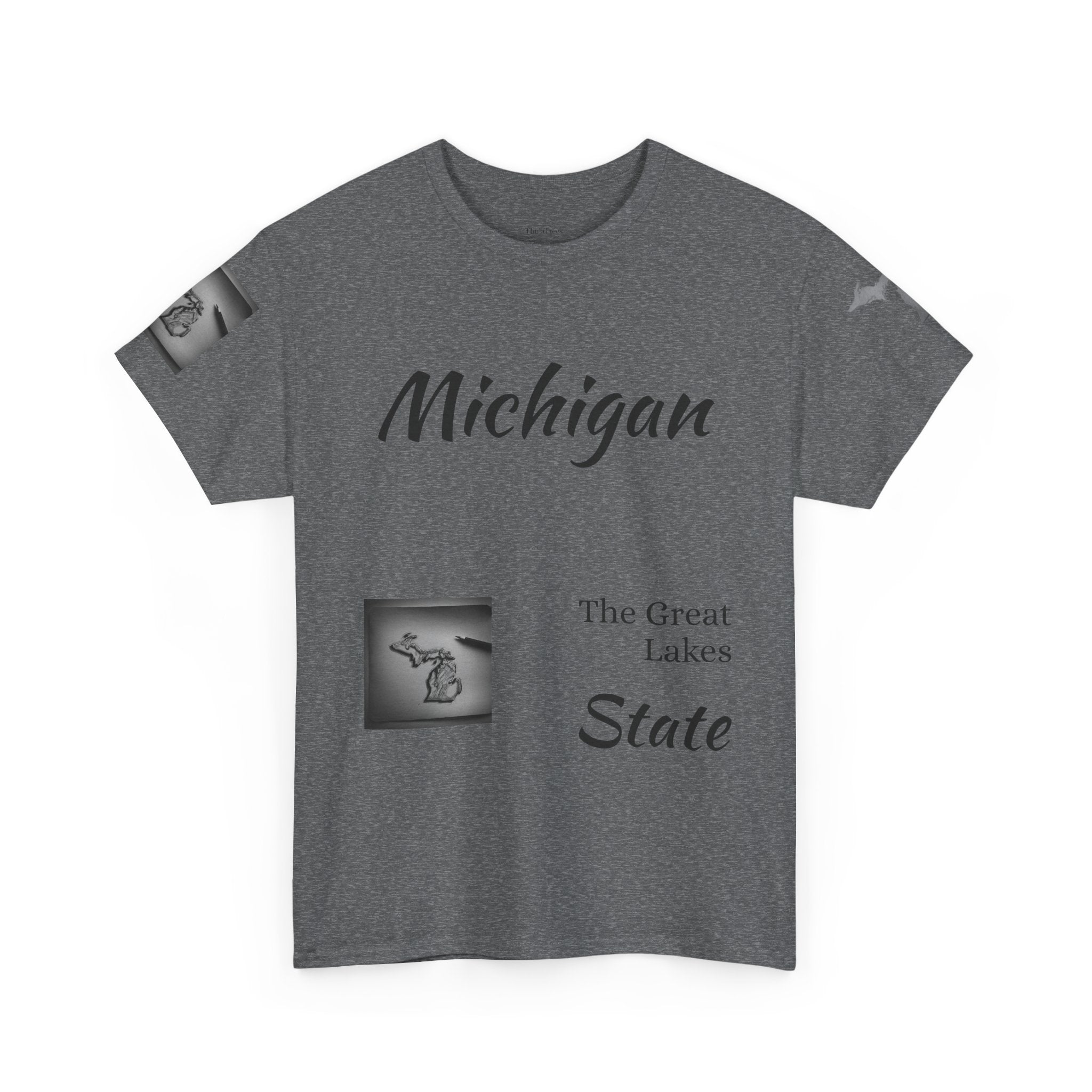Michigan T-Shirt Light | Great Lakes State Souvenir Tee