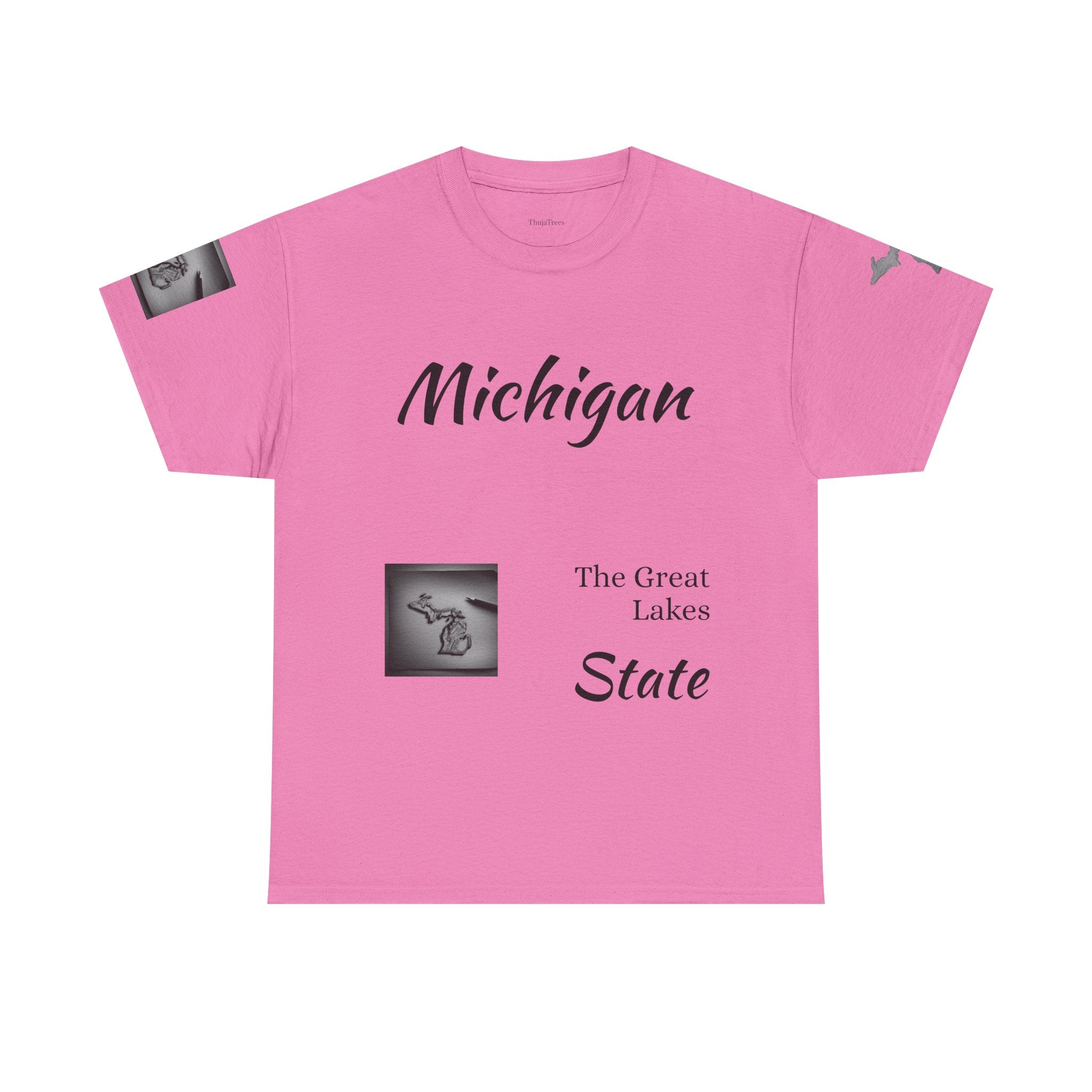 Michigan T-Shirt Light | Great Lakes State Souvenir Tee