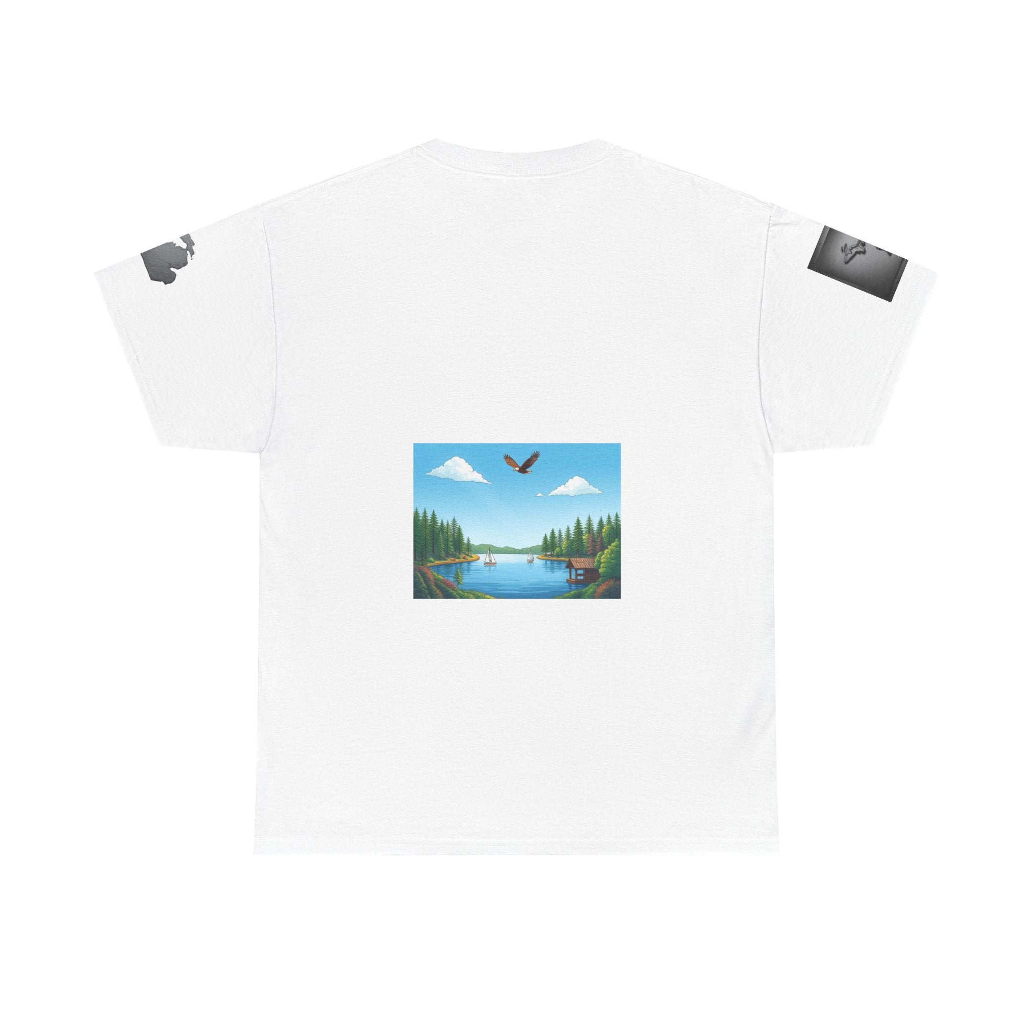Michigan Great Lakes map T-Shirt | Great Lakes Michigan tee